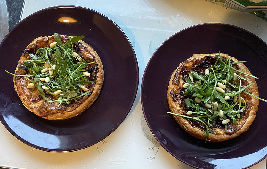 Goat's Cheese and Caramelised Onion Tartlets