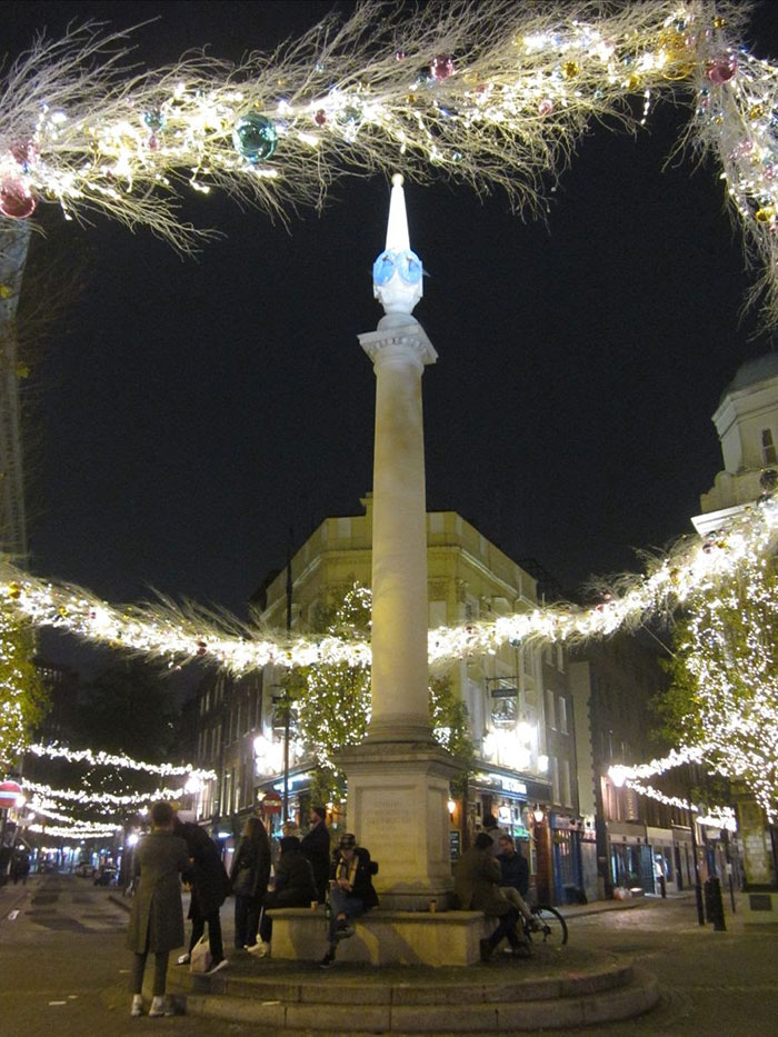 Seven Dials Xmas lights Seven Dials Xmas lights