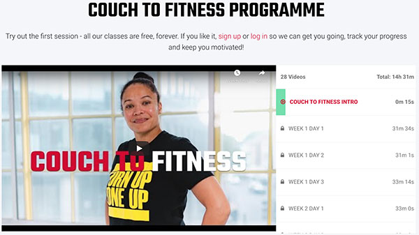 Couch to fitness Couch to fitness