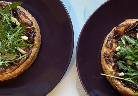Goat's Cheese and Caramelised Onion Tartlets