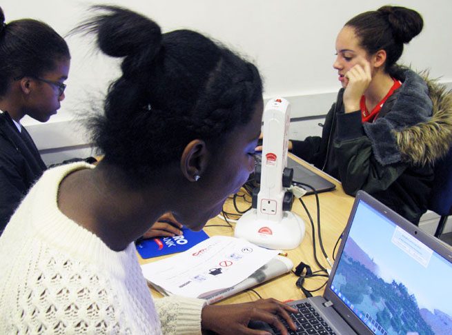 Young people at Dragon Hall